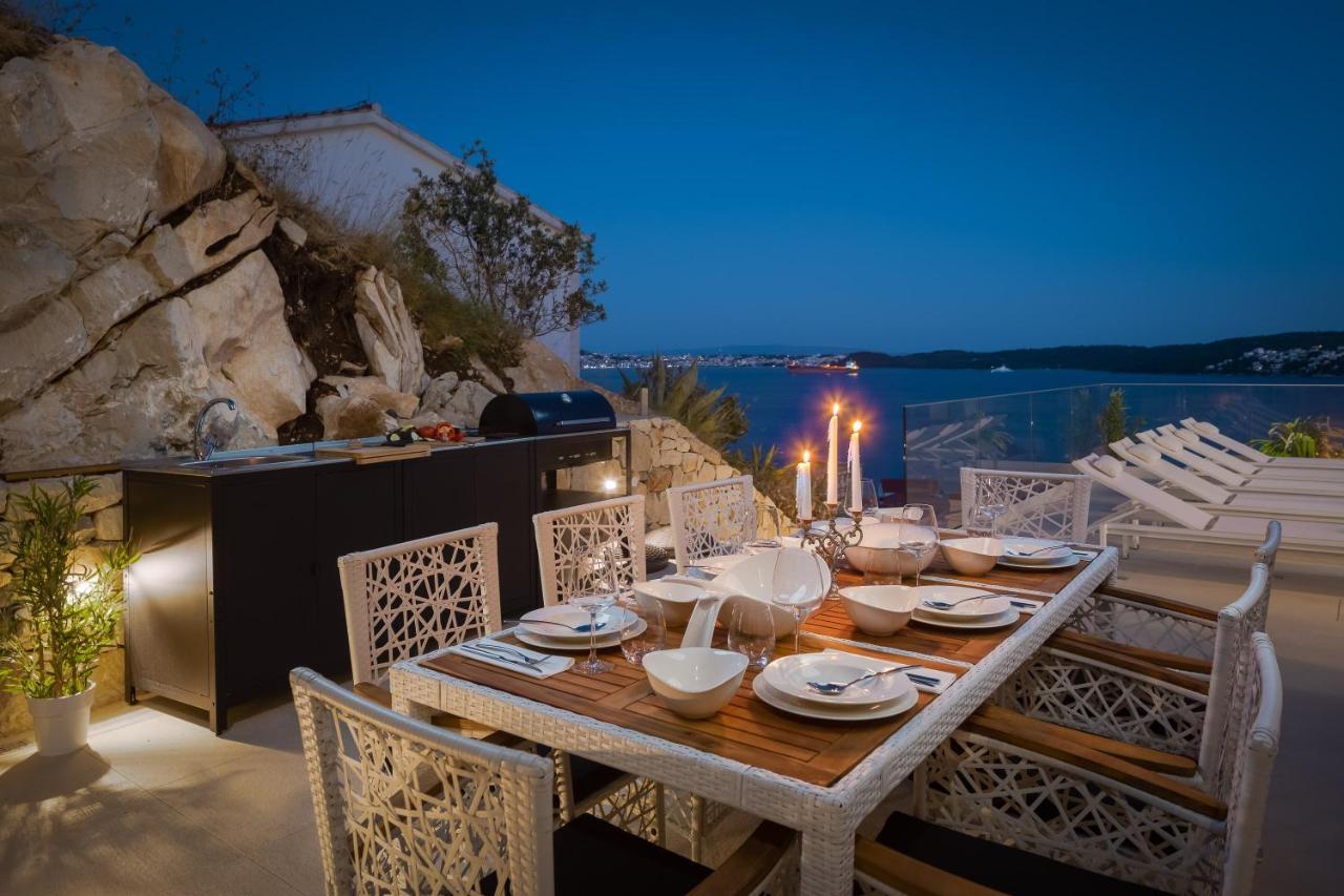 Villa Adria View With Heated Pool I Trogir Zewnętrze zdjęcie