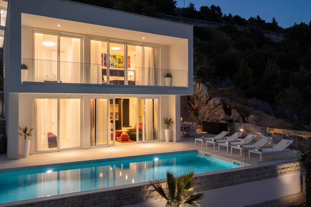 Villa Adria View With Heated Pool I Trogir Zewnętrze zdjęcie