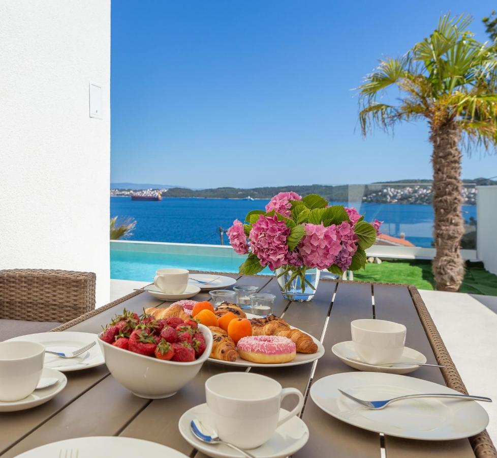 Villa Adria View With Heated Pool I Trogir Zewnętrze zdjęcie